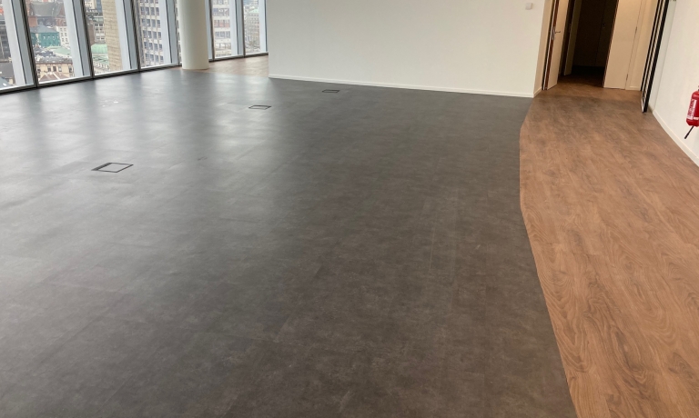 Kantoor - eerste reiniging PVC, vinyl, LVT