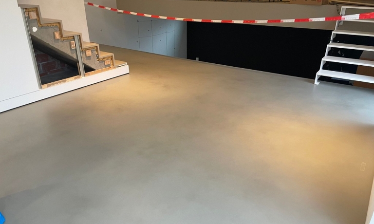 PU-gietvloer na renovatie